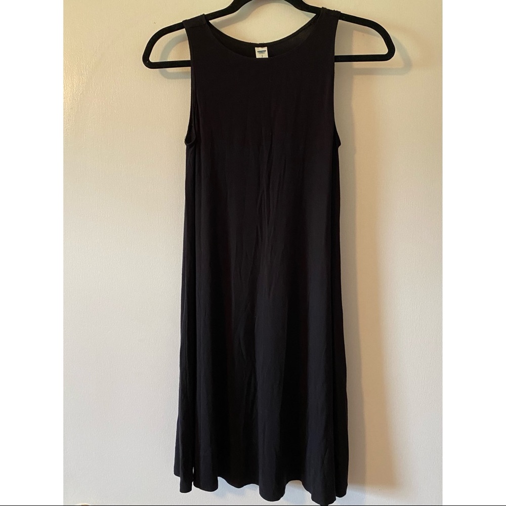 Black T-shirt dress